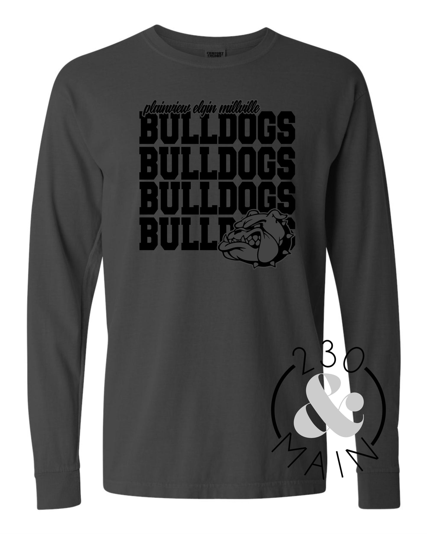 Bulldogs Monochrome T - Pepper