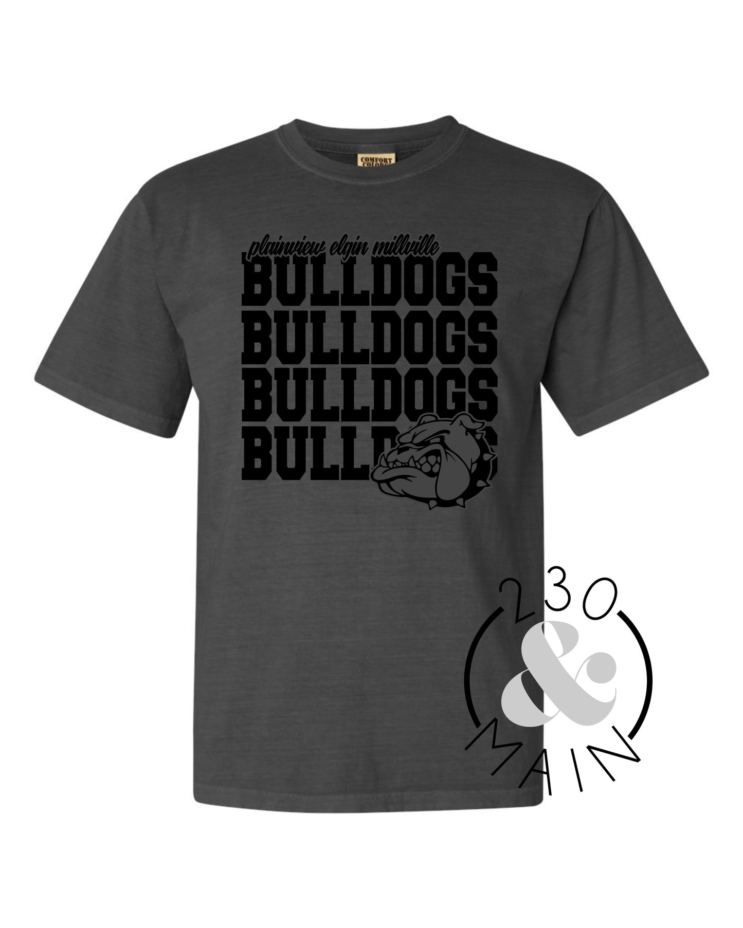 Bulldogs Monochrome T - Pepper